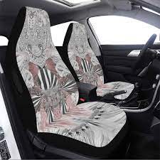 Psychedelic Car Seat Cover Airbag