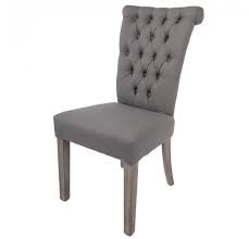 Der edle stuhl mit chesterfield steppung wird zum neuen blickfang an deinem esstisch! Stuhl Esszimmer Grau Esszimmerstuhl Landhausstil