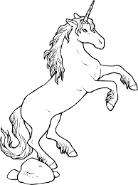 This is a great collection of horse coloring pages. Unicorn Rearing Template Edding