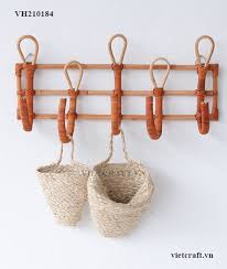Vh210184 Woven Wall Hanging Basket