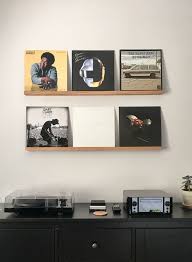 Vinyl Record Collection Display Shelf