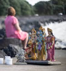 Discarded Hindu Religious Statues At