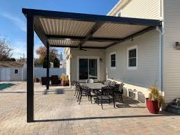 13 Ideas For Pergola With Metal Roof