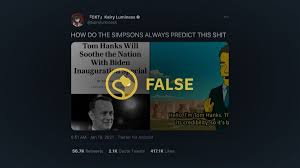 It has been stated there might be a sequel but not while the series is still in production. Did The Simpsons Predict Tom Hanks Role On Biden S Inauguration Day Snopes Com