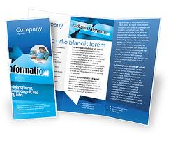 Information Exchange Brochure Template Design And Layout Download