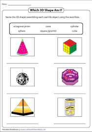 Woodworking, modeling parts or abstract objects, and. 3d Shapes In Real Life Worksheets