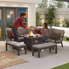 Compact Vogue Aluminium Garden Sofa Set