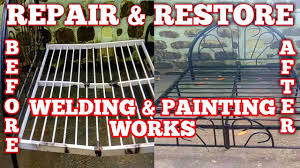 how to repair re metal bed frame