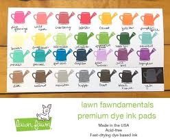 Lawn Fawn Ink Pad Color Chart Ink Pads Lawn Fawn Lawn