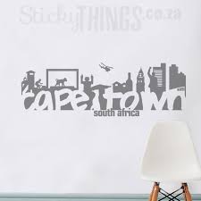 Wall Decal Cape Town Cape Town Wall