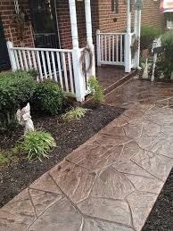 Stamped Overlay Stamped Concrete