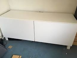 White Ikea Besta Cabinet Tv Cabinet