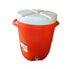 cooler water rubbermaid 10 gallon orange
