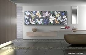 Modern Blossoms Mosaic Wall Art Made To