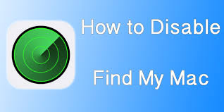 how to disable find my mac without