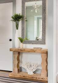Salvaged Wood Console Table With Black