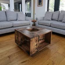Farmhouse Coffee Table With Wheels