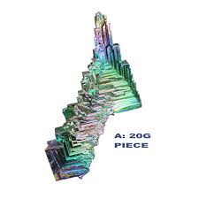 Asymmetric Color Brilliant Rainbow Bismuth Metal Crystal Jewelry Gemstone Ornaments