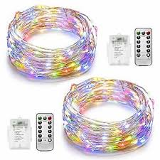 fairy lights battery operated 10m 100