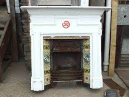 Original Victorian Tiled Fireplace