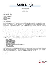 cover letter exle for part time job