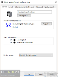 In many cases, you can do so directly through windows device manager. Realtek High Definition Audio Drivers 2019 Free Download Get Into Pc