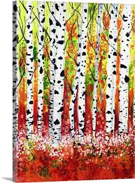 Birch Tree Ii Wall Art Canvas Prints