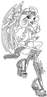 By best coloring pages may 19th 2013. Monster High Coloring Pages Batsy Claro Coloring4free Coloring4free Com