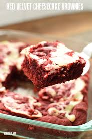 Many people thinks that making a good red velvet cake takes a lot of work, but you can use a box mix with some good cream cheese and sour cream that will knock you off your feet, if you follow this quick and easy recipe you can really make a great tasting red velvet that your family and friends will. Red Velvet Cheesecake Brownies Nobiggie