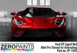 Ford Gt Liquid Red Paint 60ml Zp 1545