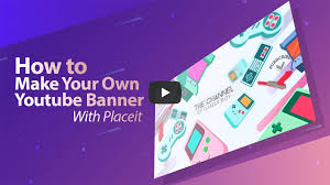 Fotor's youtube banner maker helps you create stunning youtube banners like a pro. Make Channel Art With A Youtube Banner Maker Placeit