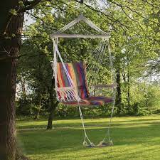 Outsunny Cotton Hanging Hammock Chair