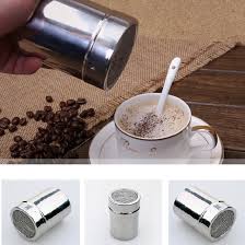 This flour is nicely milled and easy to use. Stainless Steel Chocolate Shaker Cocoa Flour Salt Powder Icing Sugar Cappuccino Coffee Sifter Lid Hot Sale Ss863 Stainless Steel Chocolate Shaker Chocolate Shakercoffee Sifter Aliexpress