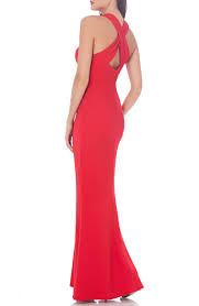 Details About Js Collections Cutout Ottoman Mermaid Gown Sz 8 Red