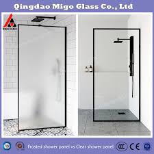 china custom clear glass shower door