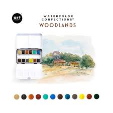 Watercolor Confections Woodlands