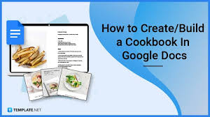 how to make a cookbook using google docs