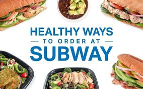 healthy ways to order at subway