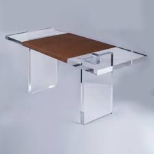 Acrylic partition_23.75″ x 23.75″_feet are not included $ 16.00. Leather Wrap Slab Desk Plexi Craft Signature Collection