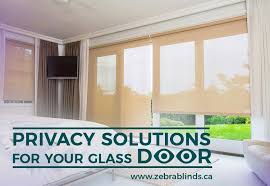 glass door window coverings privacy