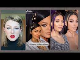 celebrity tiktok makeup transformations