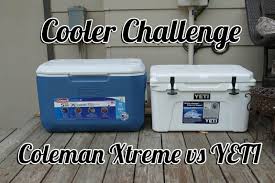 Yeti Cooler Vs The Coleman Xtreme Beyond The Tent