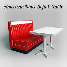 american diner sofa 3d
