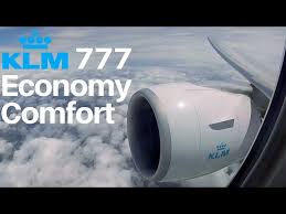 klm boeing 777 300er economy comfort