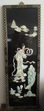 Chinese Export Mother Of Pearl Laquer