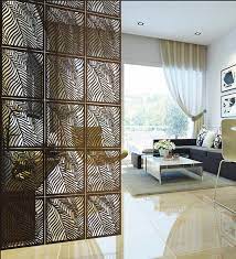 Hanging Dividers Acrylic Wooden Texture Hanging Room Divider In Brown Colour Pepperfry