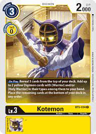 Kotemon - Battle of Omni - Digimon Card Game