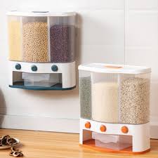 wall mounted cereal dispenser dry food