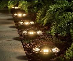 Round Solar Lights With Stakes