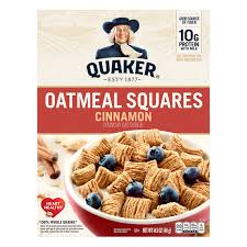 Our list of quaker products and their calories content by serving size. Save On Quaker Oatmeal Squares Cereal Cinnamon Order Online Delivery Giant